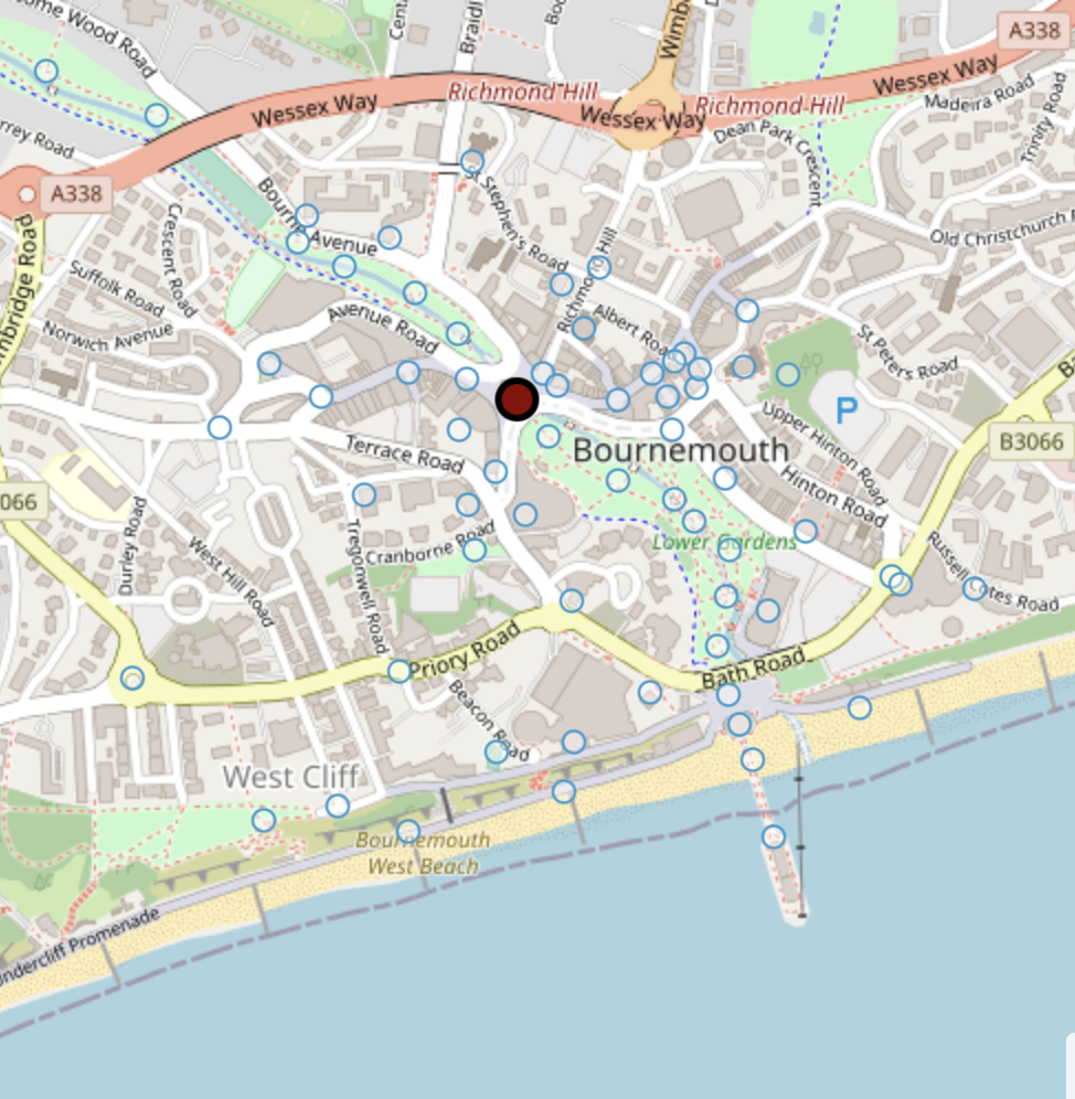Street Map Of Bournemouth Bournemouth Walk | Free Bournemouth Audio Walk & Outdoor Museum